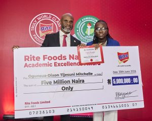 FG, JAMB Commends Rite Foods for Awarding ₦35 Million Scholarships to Top UTME Students
