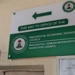 PHOTO: Office signage for PFIPC still displayed at federal secretariat