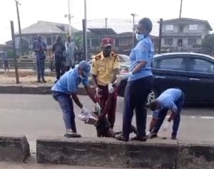 LASTMA RESCUES CRITICALLY INJURED HIT-AND-RUN VICTIM, AS FLEEING DRIVER ABANDONS VICTIM TO HIS FATE AT OJOTA, LAGOS