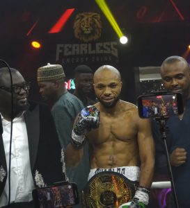 Okocha Stood Fearless And Reclaims Bragging Rights At Thrilling Chaos in The Ring