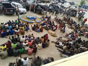 FCT POLICE CONDUCT MASSIVE RAID ON IDENTIFIED CRIME FLASHPOINTS, RECOVER KNIVES, TOY GUN, CANNABIS, ILLICIT DRUGS