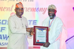 AGORO COMMENDS TORIOLA ON LAGOS STATE MAN OF THE YEAR AWARD