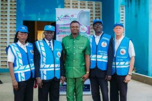 XTREMEGRASE CLEANING & PEST CONTROL LIMITED DONATES RENOVATED TOILET FACILITY TO FRSC EPE UNIT COMMAND