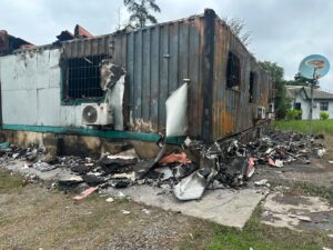 Fire Guts Offices at Nigeria Customs Western Marine Command in Lagos