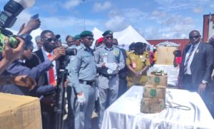 Customs Hands Over Seized Cannabis, Codeine, Expired Goods Worth N43.6bn to NDLEA, NAFDAC in Apapa