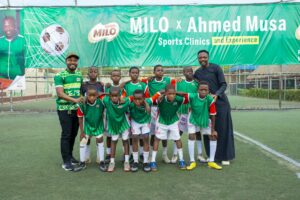 MILO and Ahmed Musa Support 2500+ Young Footballers Through Kano Sports Clinic