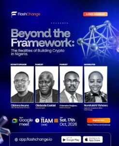 FlashChange to Host Webinar on the Realities of Building Crypto in Nigeria