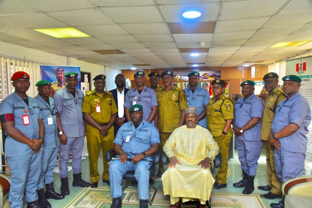 FOU Zone ‘A’ Acting Comptroller Visits Sister Security Agencies in Lagos, Seeks Stronger Collaboration