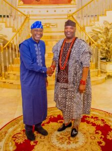 Adron Chairman Adetola Emmanuelking Congratulates Anthony Osibodu on Coronation as Bobajiro of Ilishan-Remo