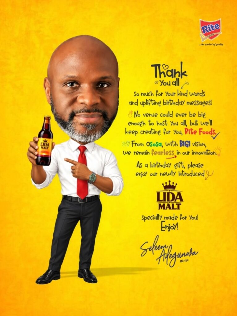 The Much-Talked-About Birthday Marketing Storytelling From Rite Foods CEO, Seleem Adegunwa. The Much-Talked-About Birthday Marketing Storytelling From Rite Foods CEO, Seleem Adegunwa.