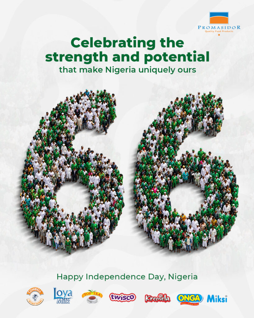 Promasidor Marks Nigeria’s 66th Independence, Reaffirms Commitment to Economic Growth and Nutrition