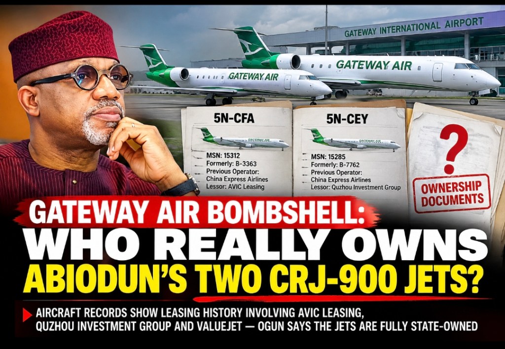 Gateway Air Bombshell: Who Really Owns Abiodun’s Two CRJ-900 Jets?